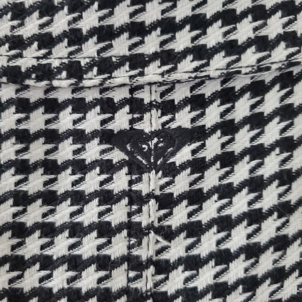 Roxy houndstooth puffsleeves belted coat - Picture 8 of 13